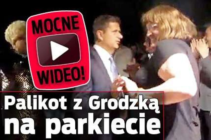 Palikot z Grodzką na parkiecie. MOCNE WIDEO!