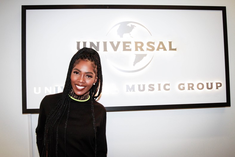 Tiwa Savage has signed a new deal with Universal Music Group after her 7-year record deal with Mavins ended. [Ashley Eberbach] 