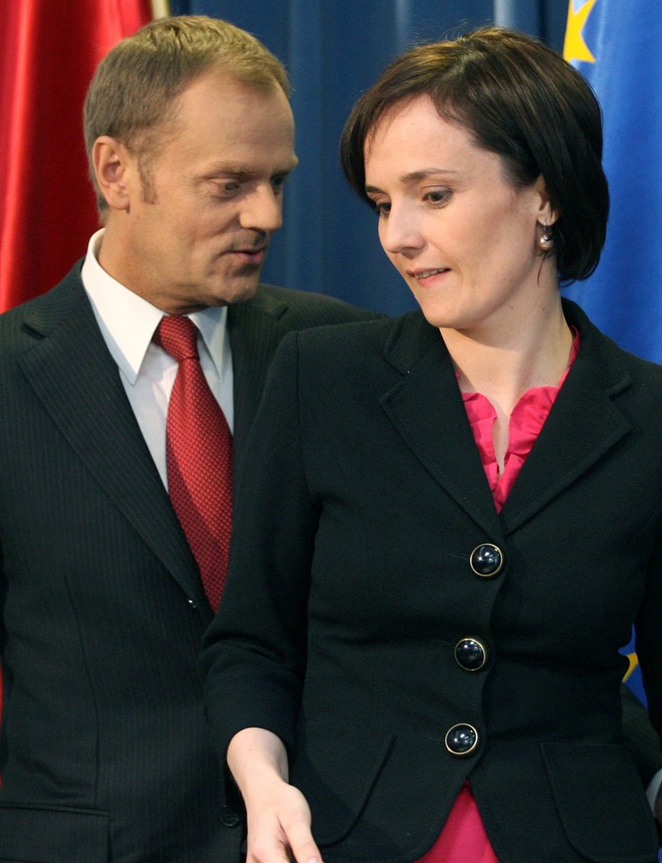 DONALD TUSK AGNIESZKA LISZKA