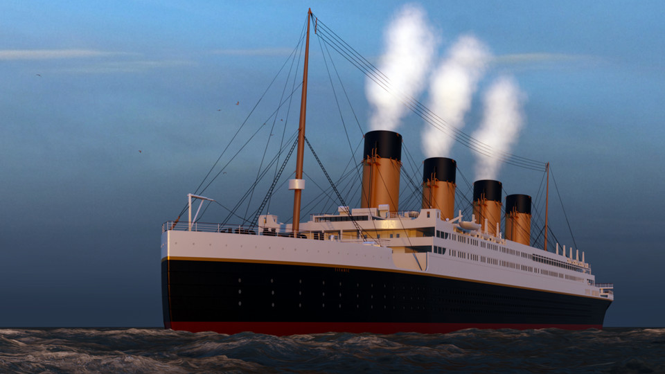 Titanic, grafika 3D