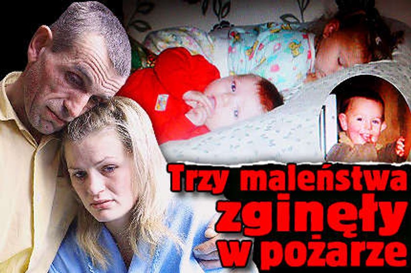 Te maleństwa zginęły w pożarze