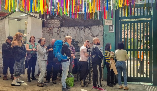 Maču Pikču turisti