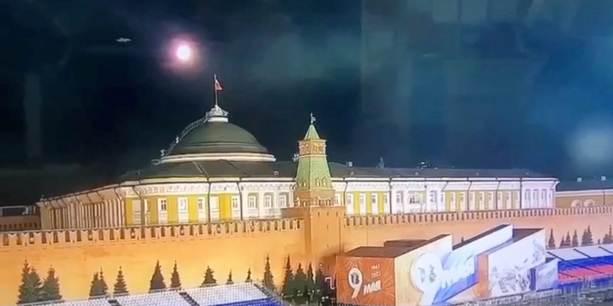 Rosjanie twierdzą, że Ukraińcy wysłali nad Kreml drony, aby przeprowadzić "zamach terrorystyczny"