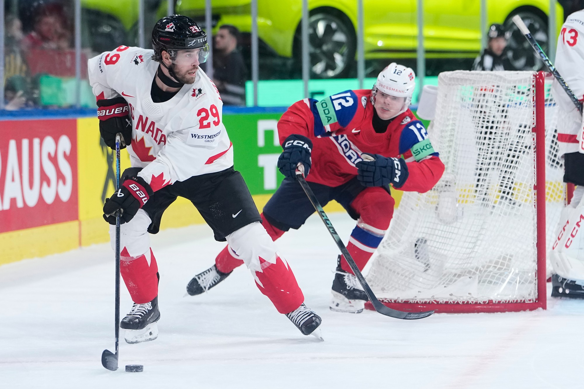 MS v hokeji 2026 - zápas o bronz: Kanada - Nórsko. 