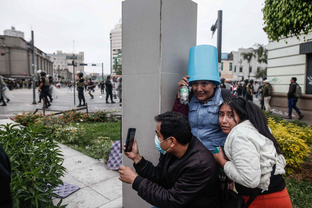 Protesty w Limie, stolicy Peru