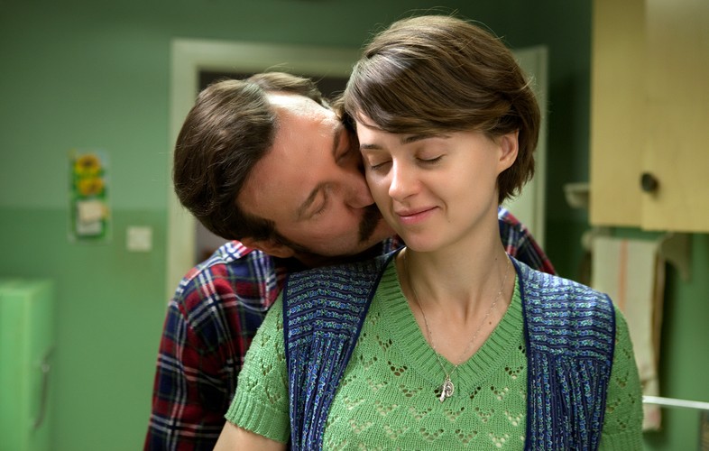 Agnieszka Grochowska i Robert Więckiewicz w filmie 'Wałęsa'