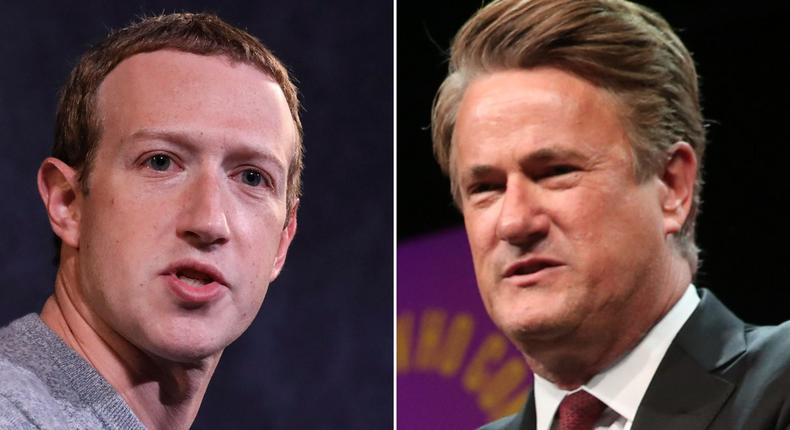 Mark Zuckerberg Joe Scarborough