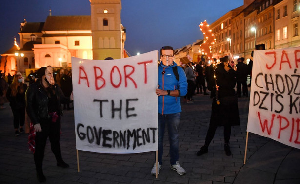 Protest "Na Warszawę"