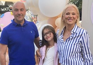 Ilda Šaulić sa mužem i ćerkom