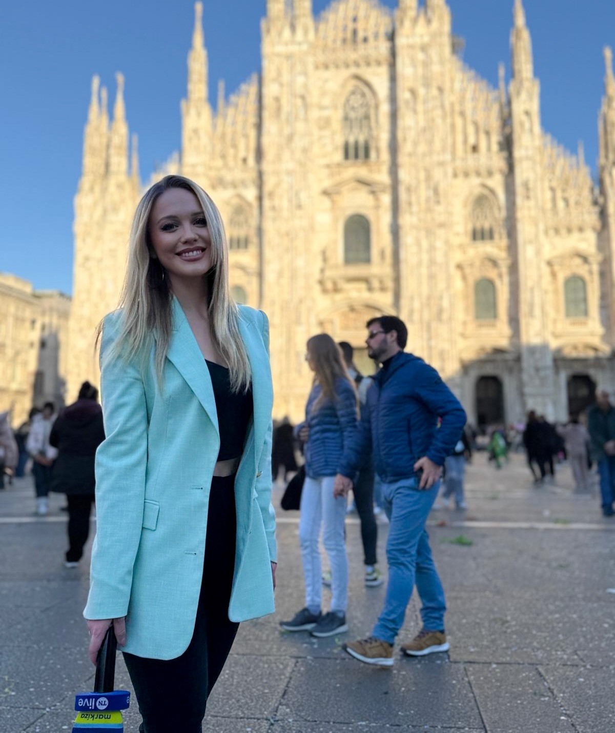 Moderátorka a redaktorka markizáckeho športu Klaudia Kristiníková.