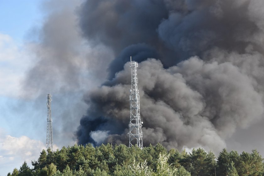 Pożar na Dolnym Śląsku. Płonie składowisko odpadów