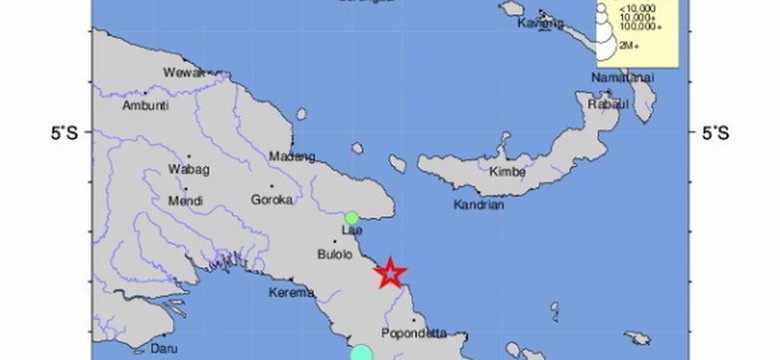 Silne trzęsienie ziemi w Papui-Nowej Gwinei. Ostrzeżenie przed tsunami