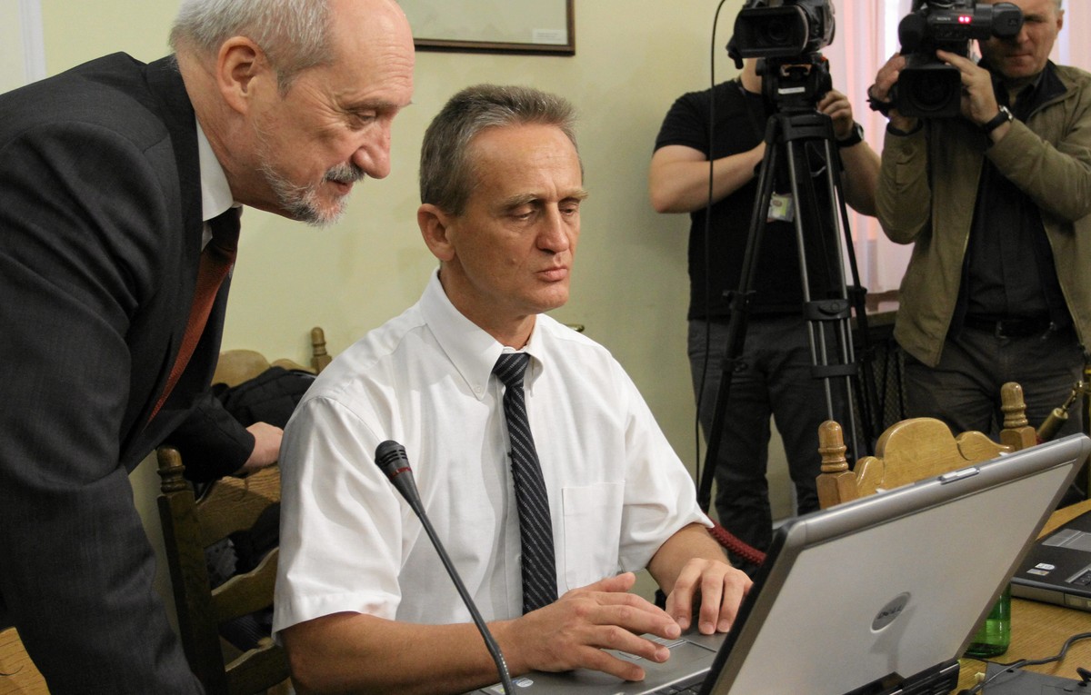 Antoni Macierewicz i prof. Chris Cieszewski