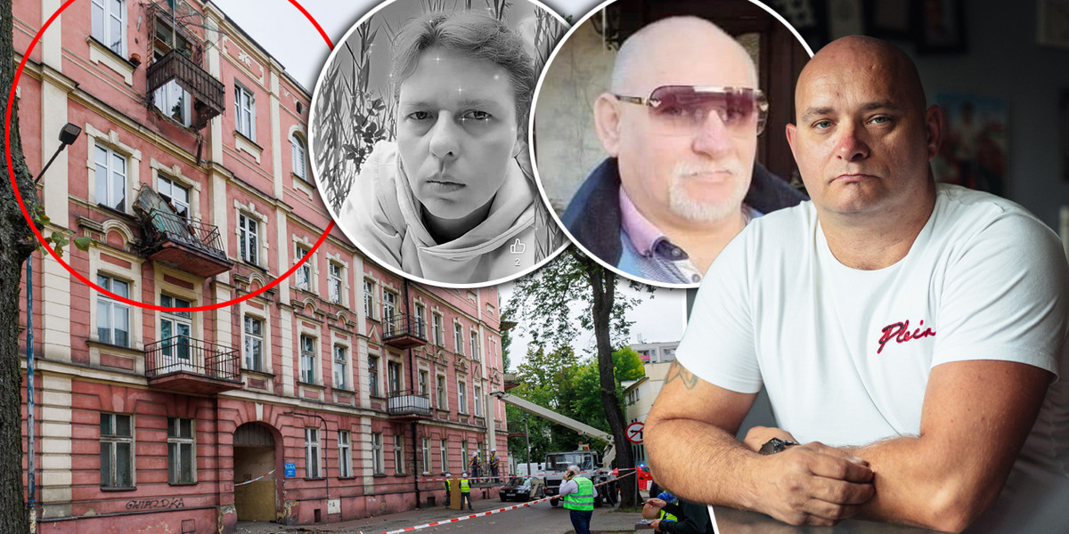 Brat poszkodowanej rodziny z Sosnowca, która runęła z balkonem,  po raz pierwszy zabrał głos. 