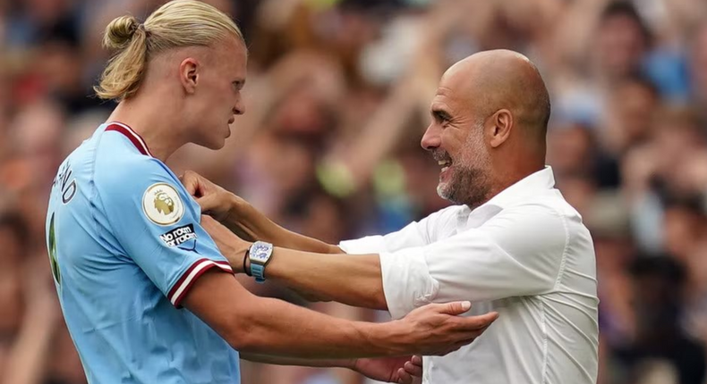 Guardiola has called Erling Haaland 'incomparable'