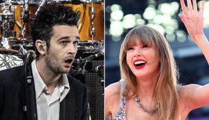 Matty Healy (left) and Taylor Swift (right).Harmony Gerber via Getty Images; Graham Denholm/TAS24 via Getty Images