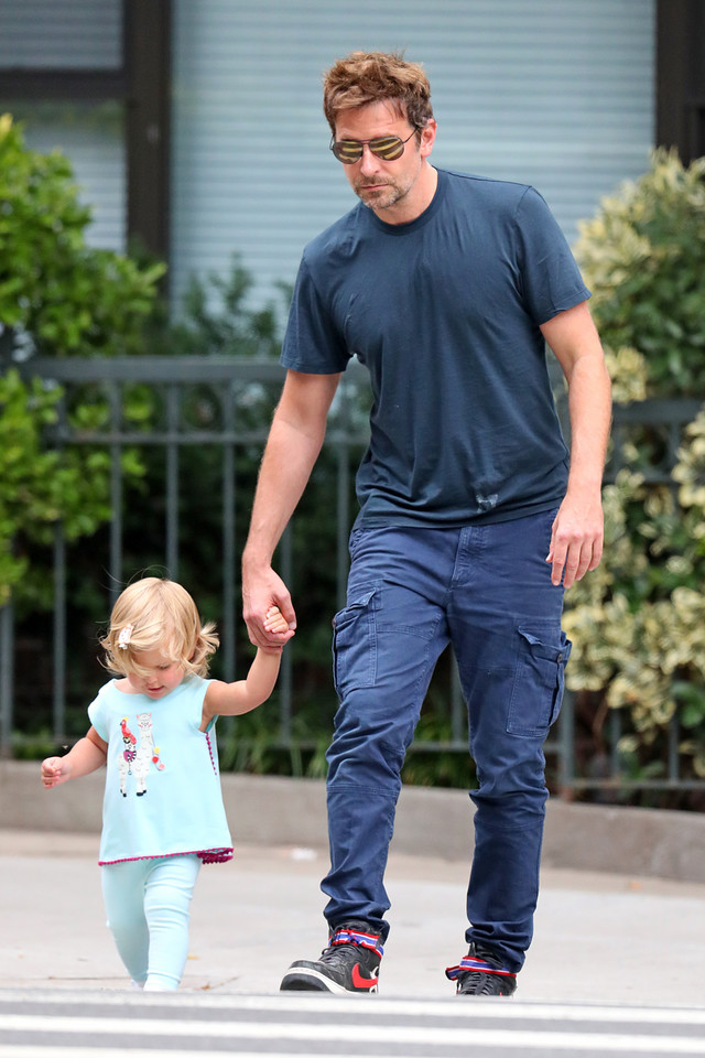 Bradley Cooper z córką Lea 