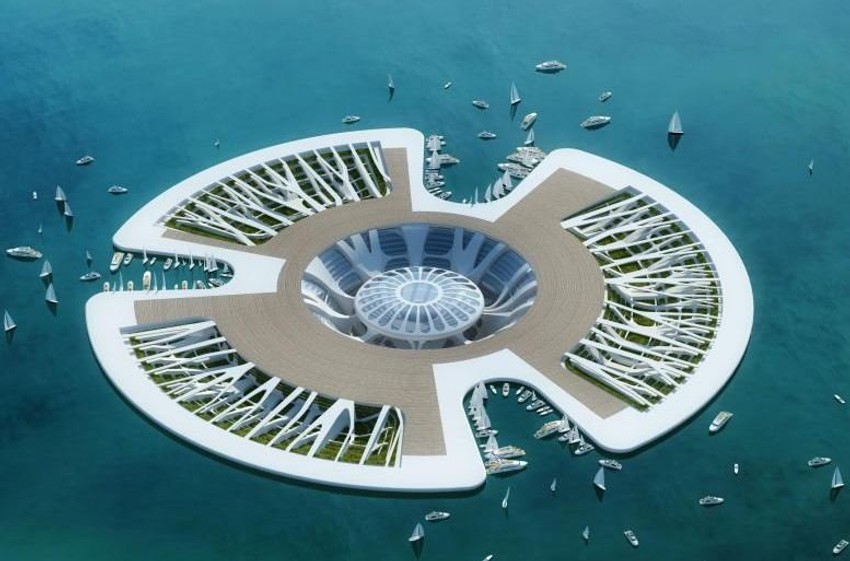 “Ideja o ovom džinovskom plutajućem ostrvu zasnovana je modelu iz prirode.