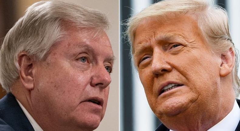 Sen. Lindsey Graham has warned former President Donald Trump that attacking his rivals won't help secure future election victories.
