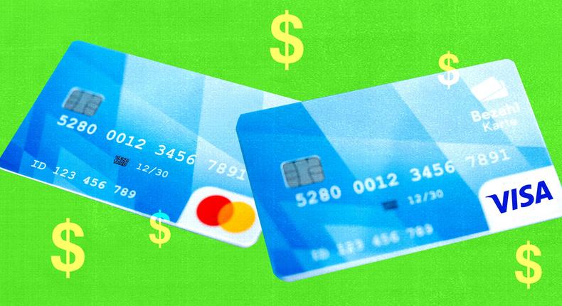 Card giants Visa and Mastercard struck a settlement after years of legal wrangling.Picture alliance/Getty Images; Jenny Chang-Rodriguez/BI