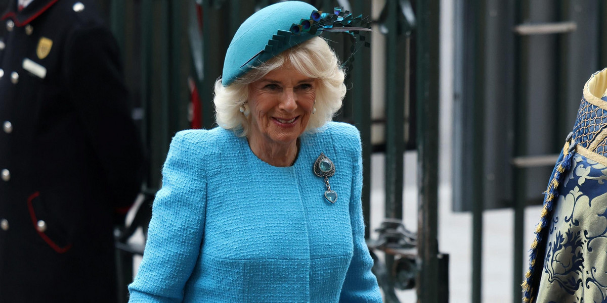 Królowa Camilla podczas obchodów Dnia Wspólnoty Narodów.