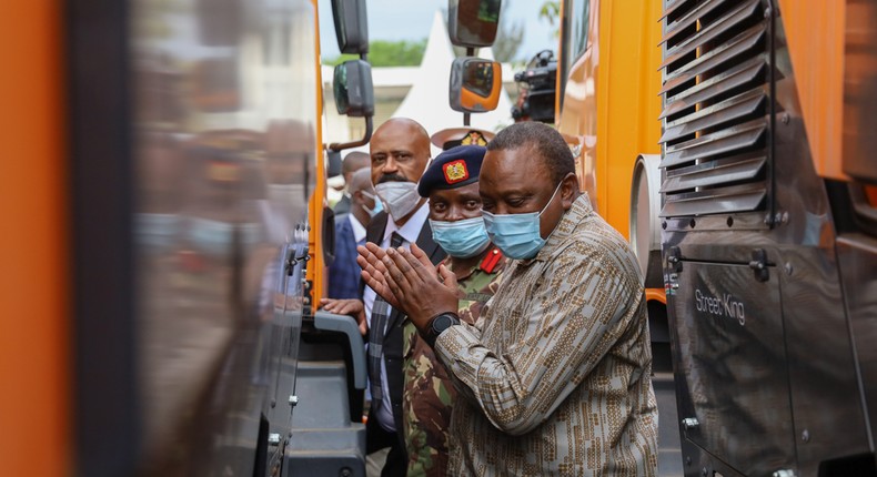 President Uhuru Kenyatta during an event in Nairobi