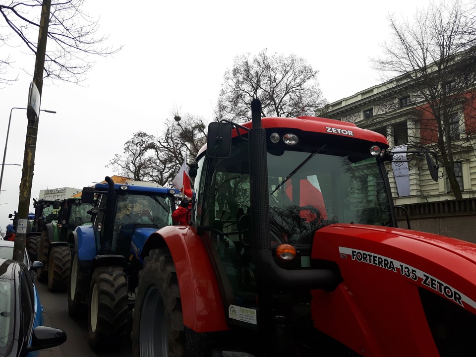 Protest rolników w Szczecinie