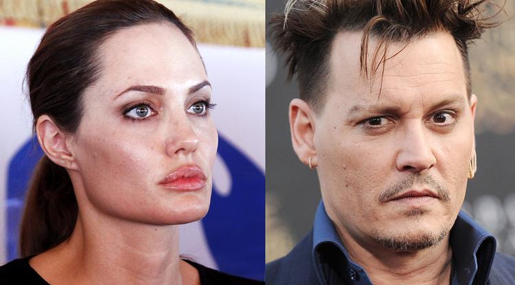 Angelina Jolie és Johnny Deep Fotó: Northfoto