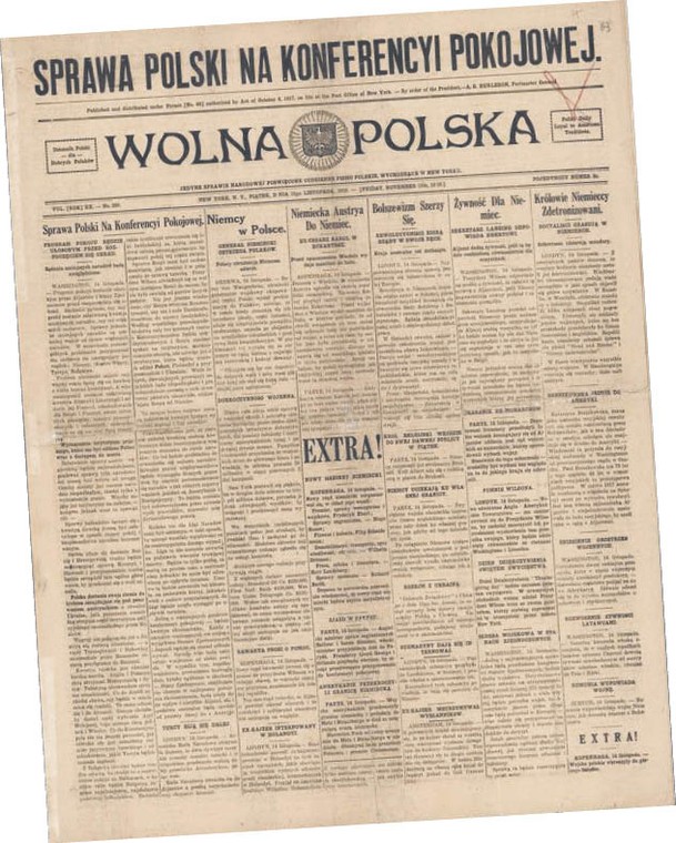 Ukazujące się w USA pismo „Wolna Polska”