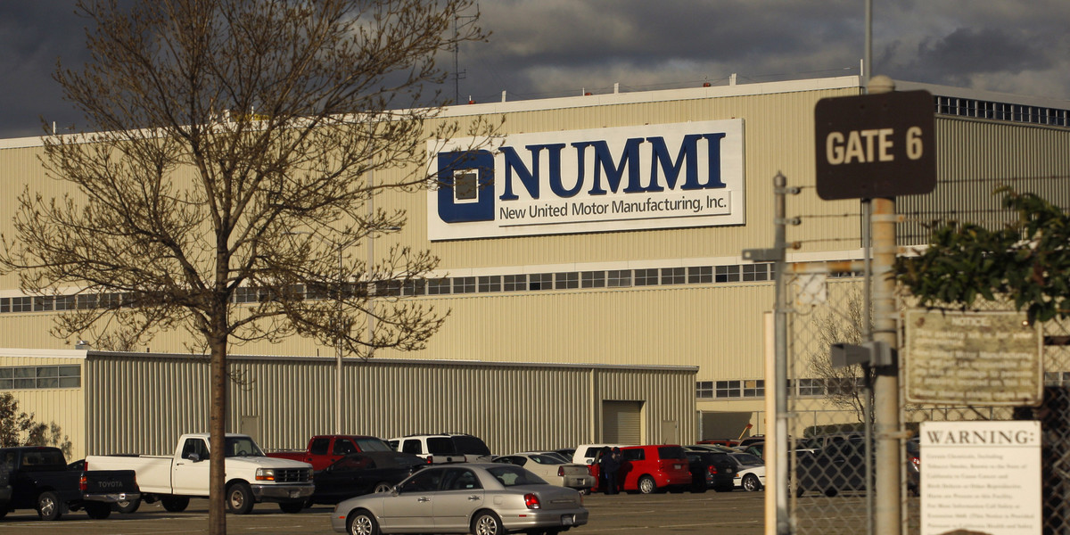 The Nummi factory, now the Tesla factory.