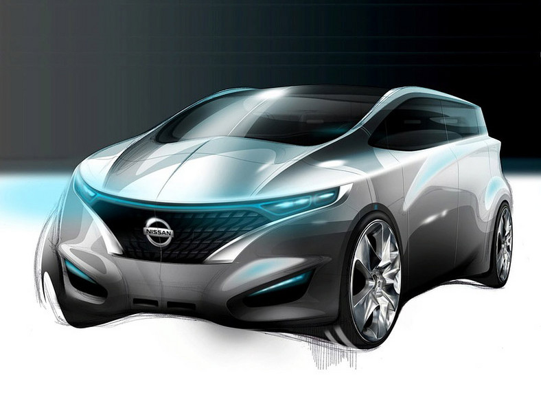 Nissan Forum Concept – szkice wnętrza