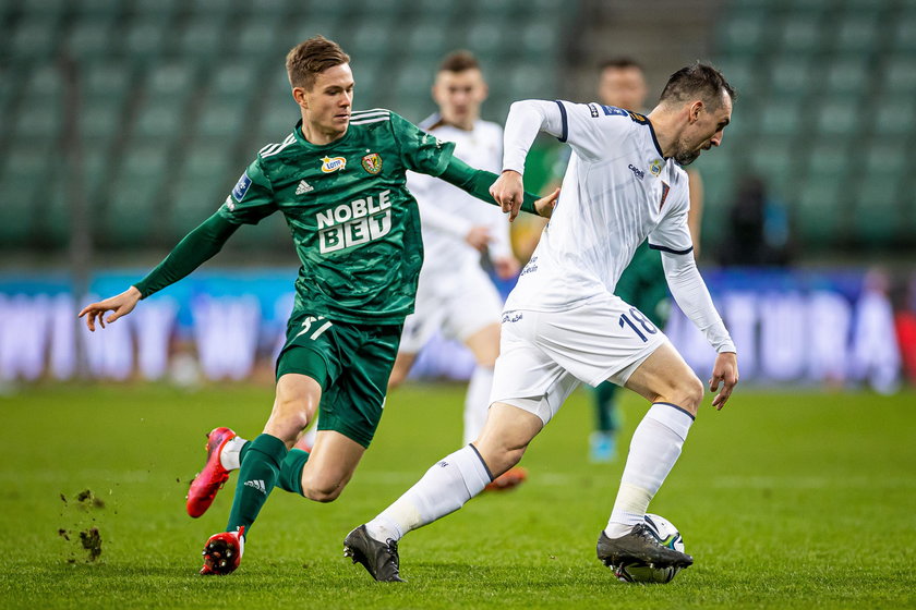 28.02.2021 WKS SLASK WROCLAW - POGON SZCZECIN PKO BANK POLSKI EKSTRAKLASA PILKA NOZNA