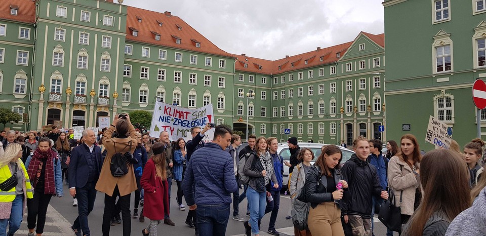 Młodzieżowy Strajk Klimatyczny w Szczecinie