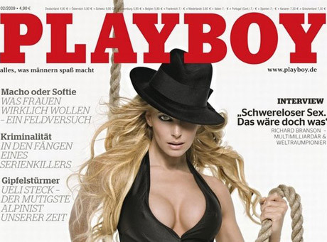 Dziewczyna Oliviera Kahna rozebrała się dla Playboya