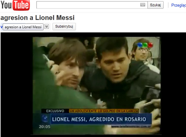 Lionel Messi zaatakowany na ulicy. Sprawca zbiegł. Zobacz wideo