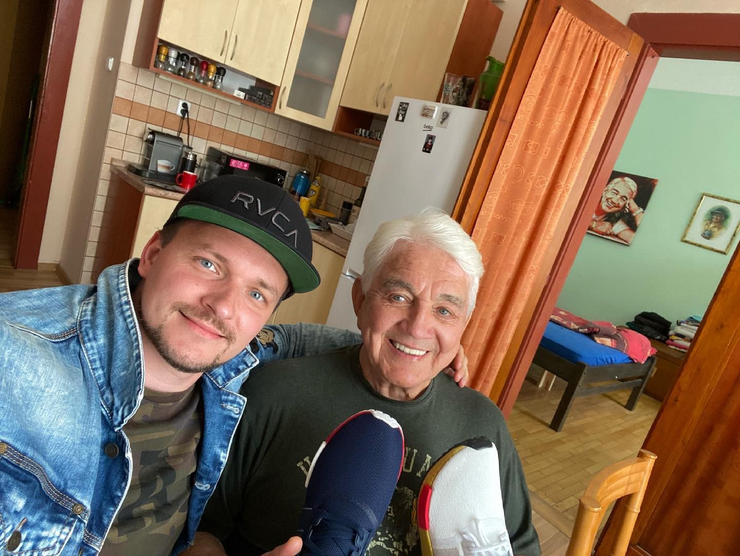 Herec Jiří Krampol a Tomáš Zajíc.
