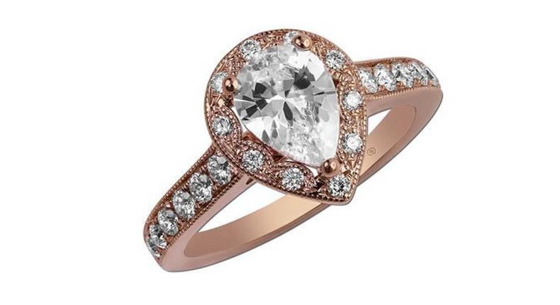 Gottlieb & Sons rose gold engagement ring