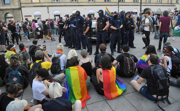 MSWiA: Działania policjantów podczas protestu ws. "Margot" były adekwatne