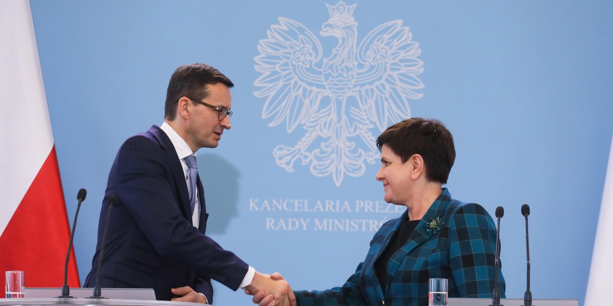 Mateusz Morawiecki ma zastąpić Beatę Szydło