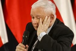 Jarosław Kaczyński na spotkaniu z działaczami w Olsztynie