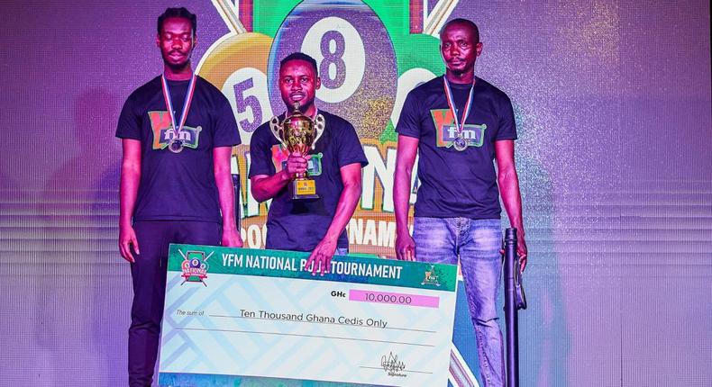 National Pool Tournament: Frank defends title, takes home whopping Ghc10,000 