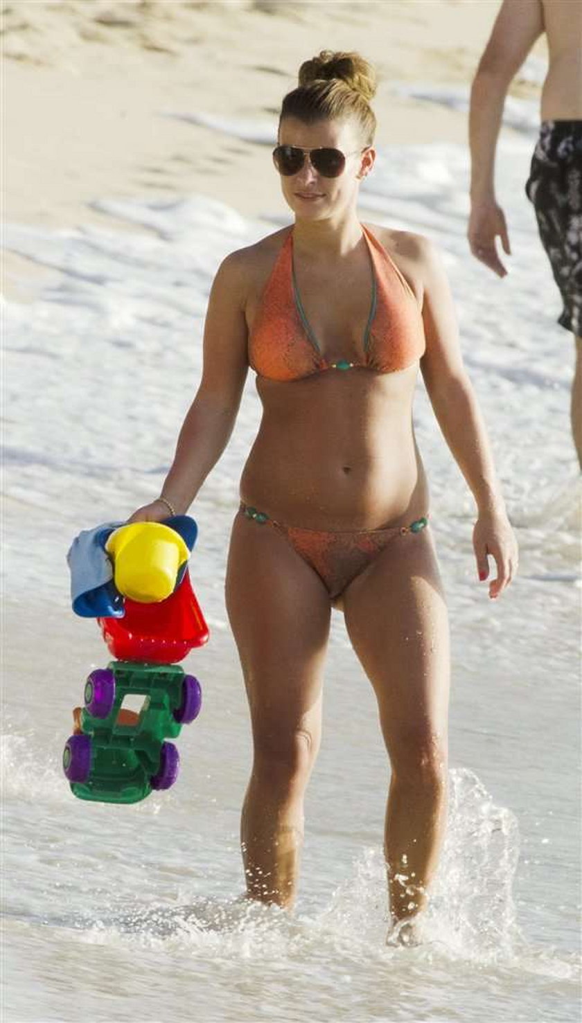 Coleen Rooney z dzieckiem na Barbadosie