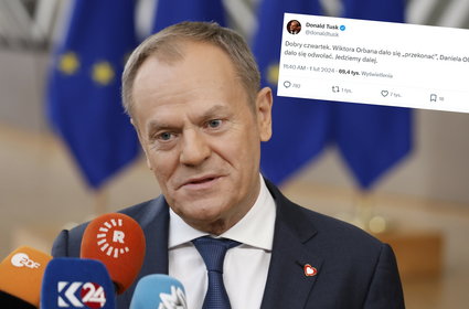 Obajtek odchodzi, Orban przegrywa. Donald Tusk zabiera głos