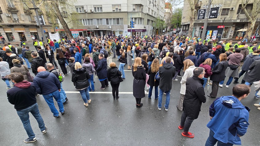 Odavanje pošte u Bulevaru kralja Aleksandra