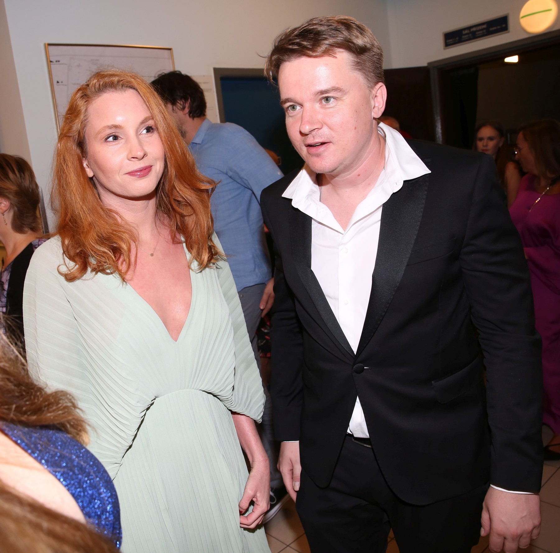 Český scenárista Petr Kolečko a jeho partnerka Denisa Nesvačilová.