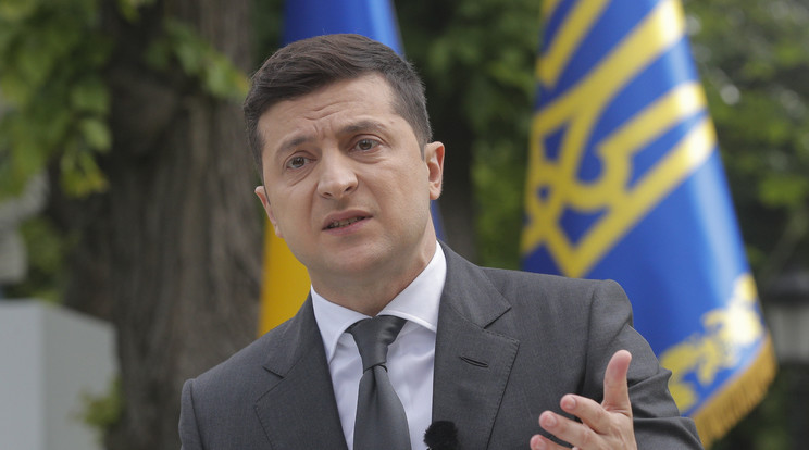 Volodimir Zelenszkij ukrán elnök / MTI