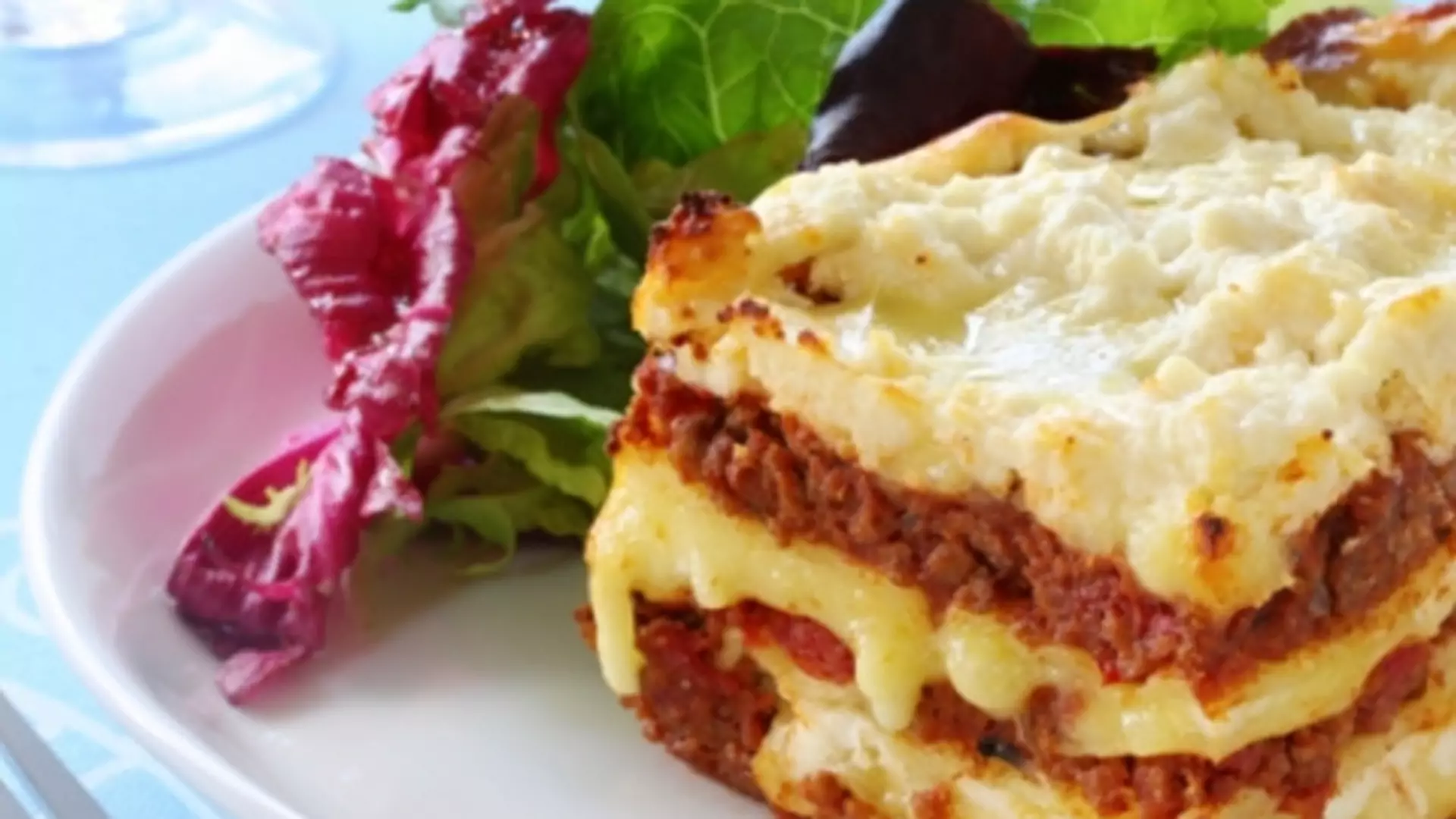 Lasagne z kozim serem