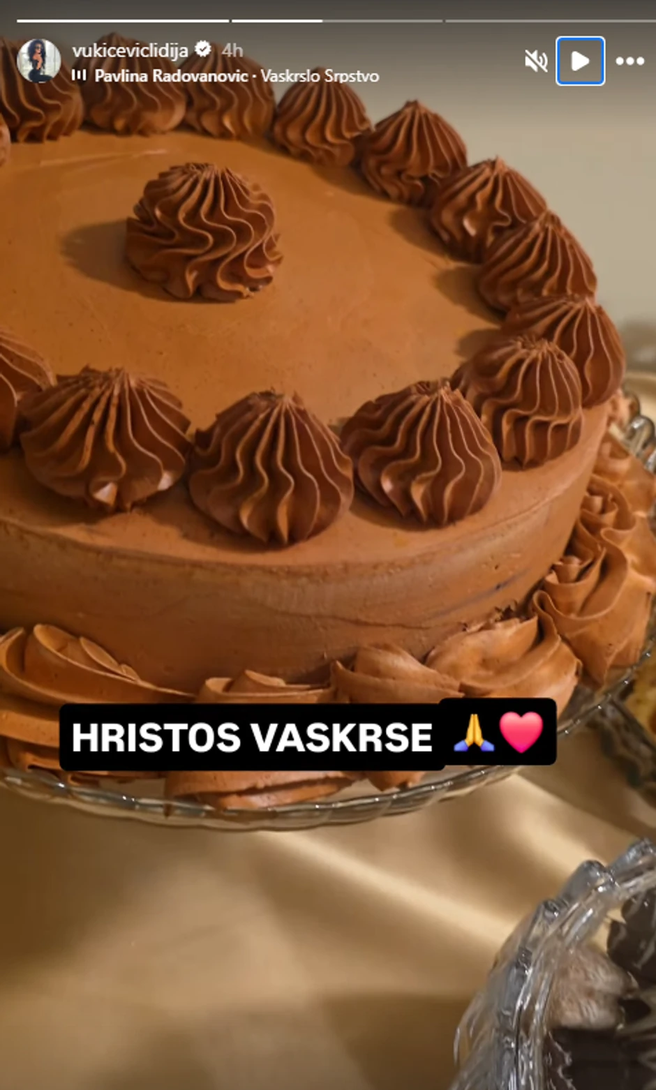 Lidija pokazala trpezu za Uskrs