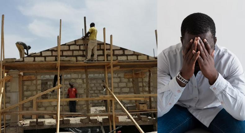 She used ‘chop money’ I gave her to start building house secretly – Ghanaian man cries