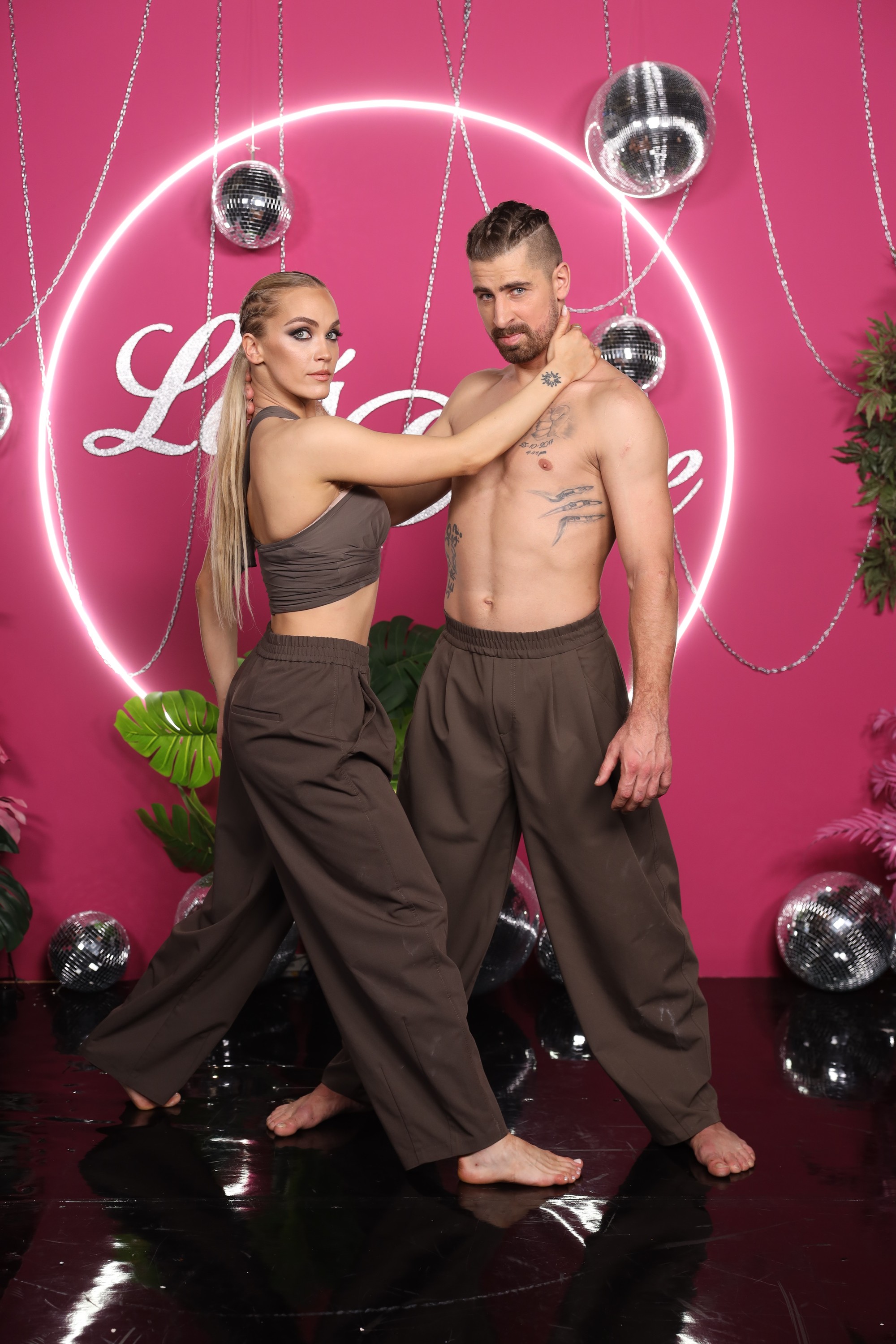 Peter Sagan a Eliška Lenčešová v Let's Dance.